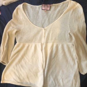 Juicy Couture Ivory Sweater